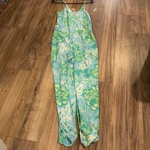 Lilly Pulitzer jumpsuit with pockets .
